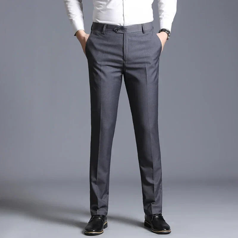 Pantalon de Costume Ajusté pour Hommes Syvon