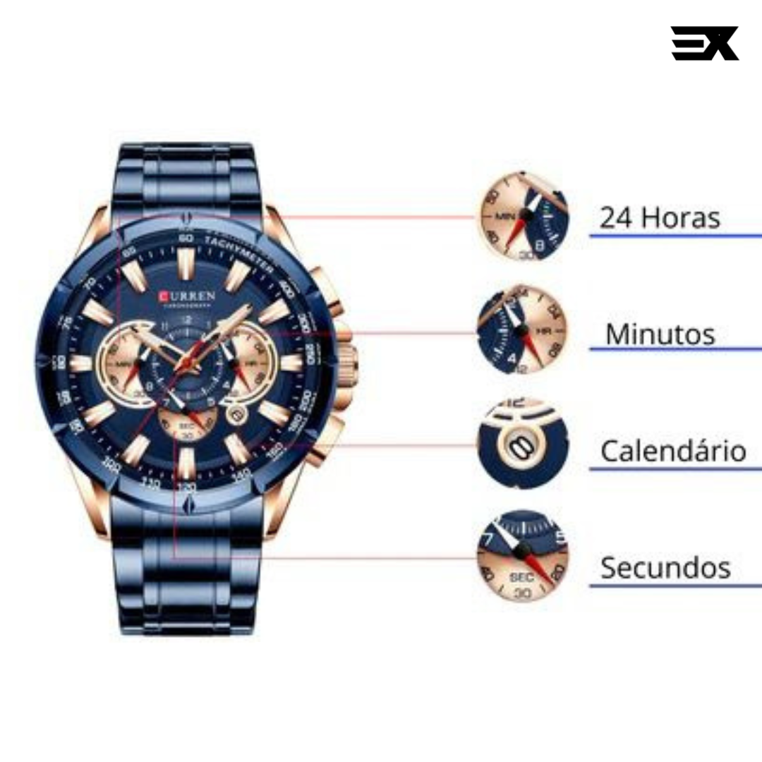 Montre en Acier Inoxydable Syvon