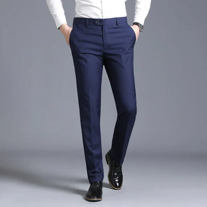 Pantalon de Costume Ajusté pour Hommes Syvon