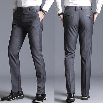Pantalon de Costume Ajusté pour Hommes Syvon