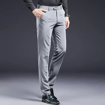 Pantalon de Costume pour Hommes Premium Rayé Syvon